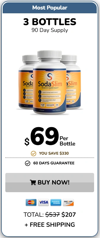SodaSlim one bottle